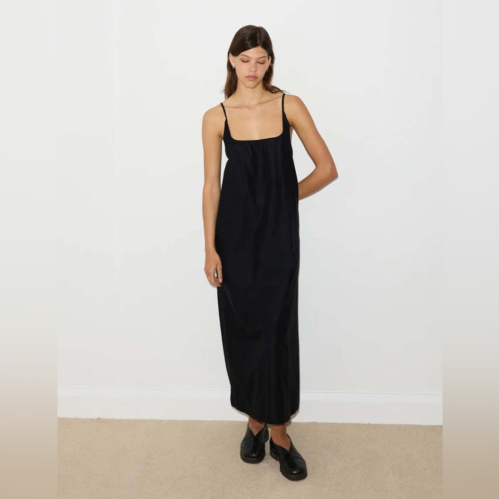 Deiji Studios Simple Dress in Black
